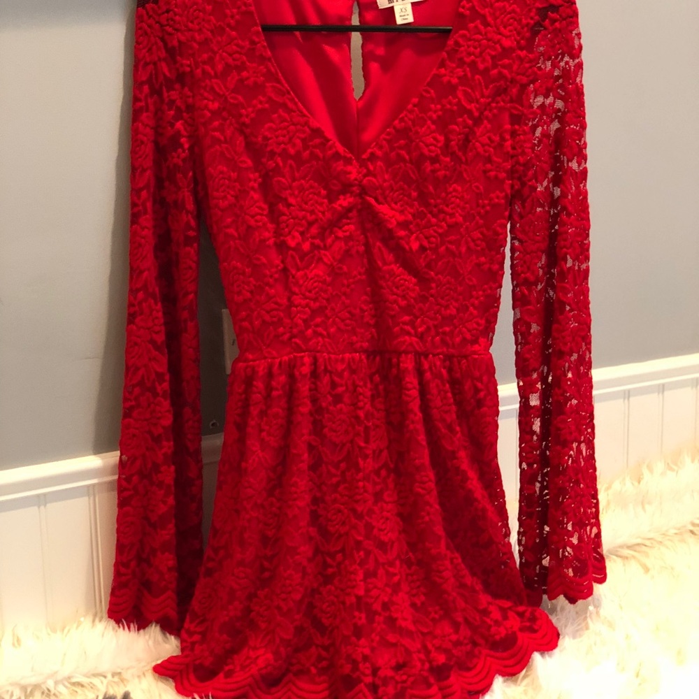 Red romper